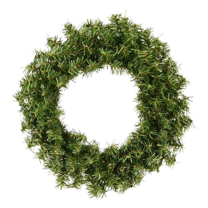 Vickerman 6" Mini Pine Artificial Christmas Wreaths in Green (Set of 6) - Image 1
